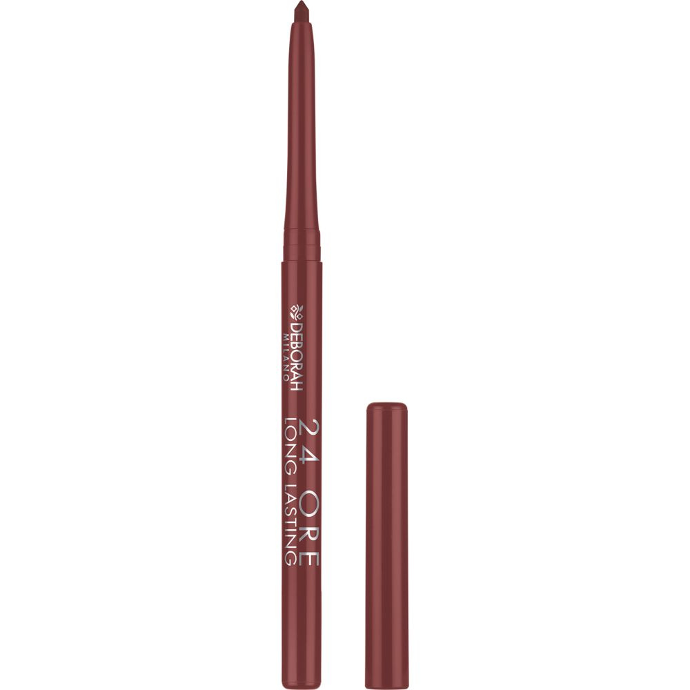 DEBORAH Карандаш для губ автоматический 24 ORE LONG LASTING LIP PENCIL, тон: 06 Коричневый, 0,4гр  #1