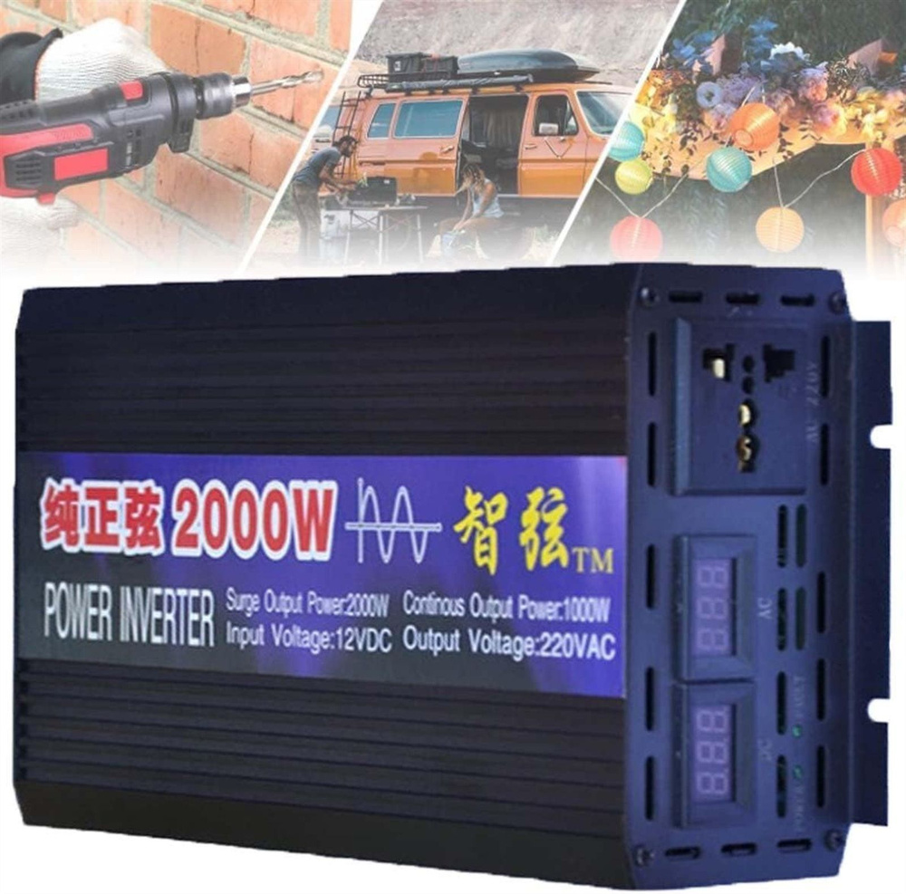 Power Inverter Автомобильный Преобразователь Напряжения 2000 Вт 3000 Вт ...