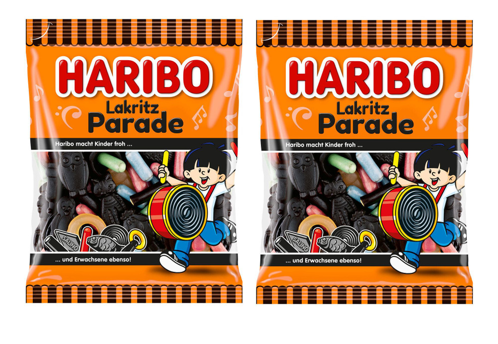 Мармелад Haribo Lakritz Parad, 2 шт по 175гр #1