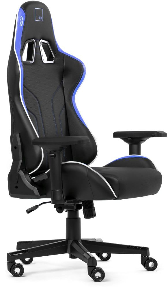 WARP Игровое компьютерное кресло, черный, синий #1
