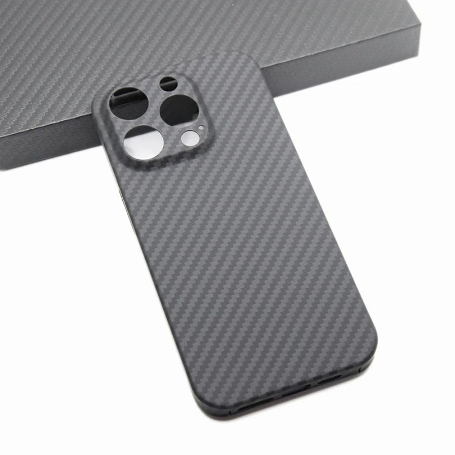 Кевларовый чехол с MagSafe DiXiS Carbon Case для Apple iPhone 15 Pro Max с магнитом (B15ProM-1M) Матовый #1