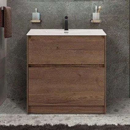 Тумба с раковиной BelBagno Kraft 39 70 напольная, rovere tabacco #1