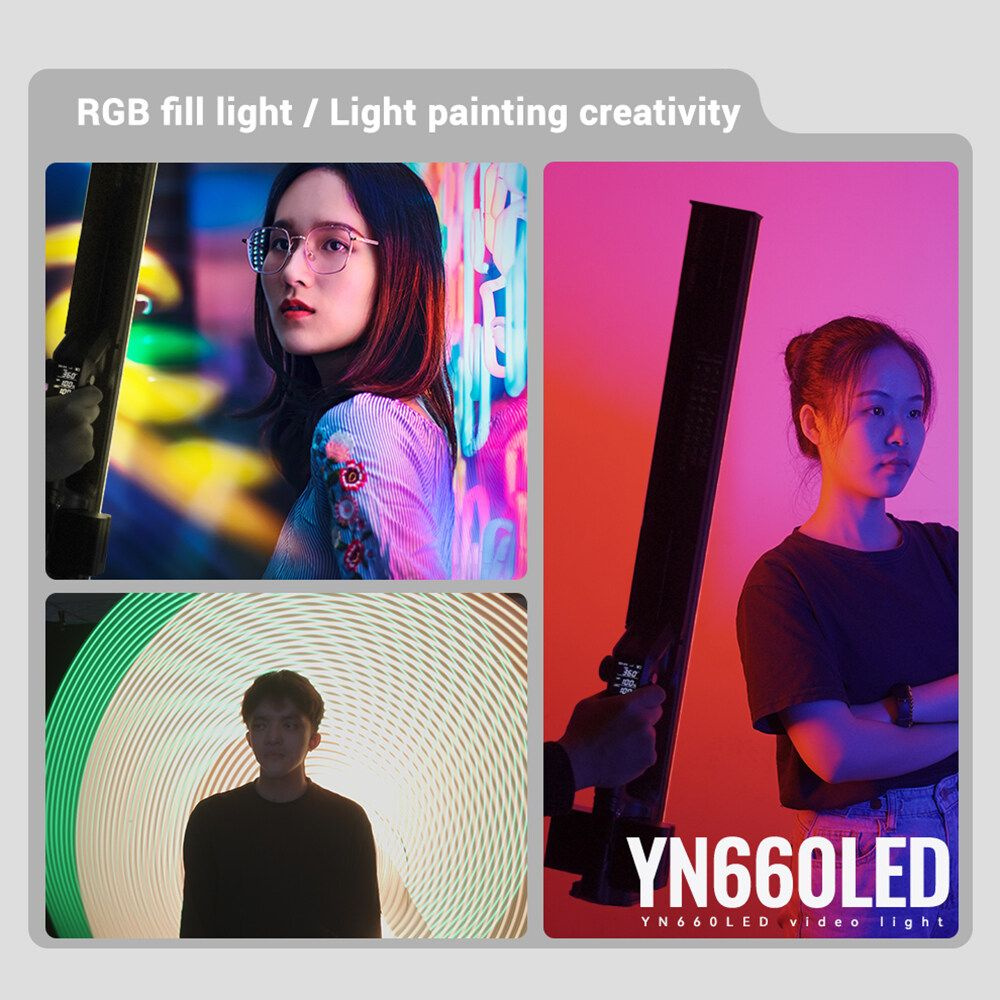 YONGNUO YN660LED RGB светодиодный полноцветный ручной светильник-палка  #1