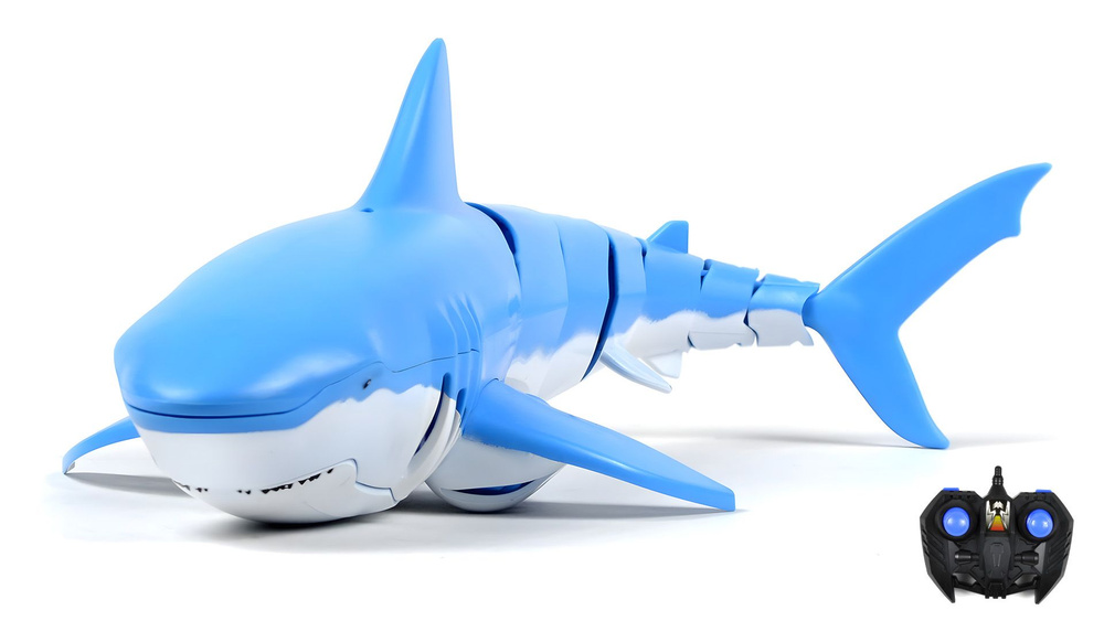 Радиоуправляемая акула робот / игрушка на пульте управления / плавает по поверхности CS Toys  #1