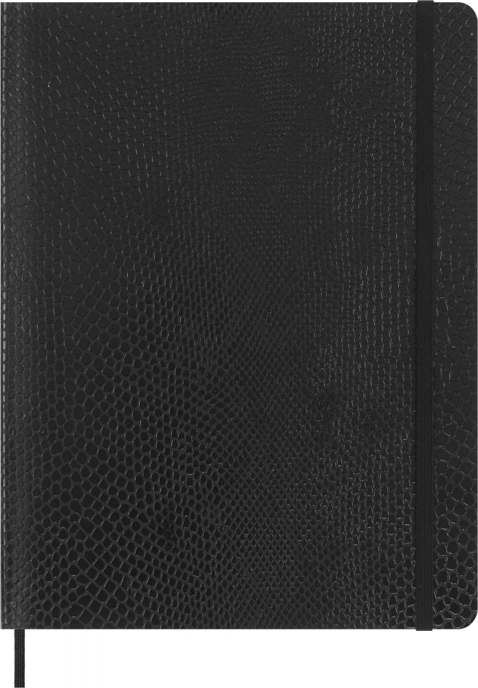 Блокнот Moleskine LE PRECIOUS & ETHICAL XLarge 176стр. линейка мягкая обложка экокожа (питон) черный #1