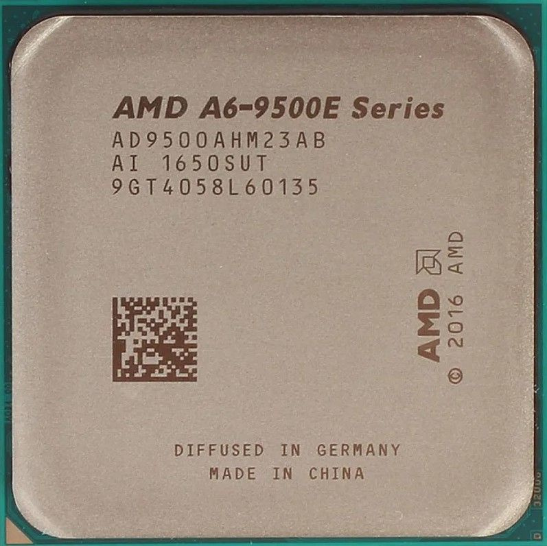 Процессор Socket AM4 AMD A6 9500E ( 2 ядра / 2 потока / 3000 МГц / 3 ГГц / 35Вт / 35W )  #1