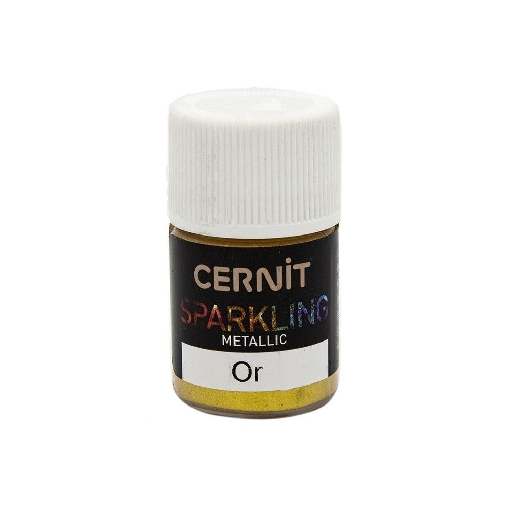 Пудра для полимерных масс Cernit "Sparkling Melallic" Золото, 5 гр #1
