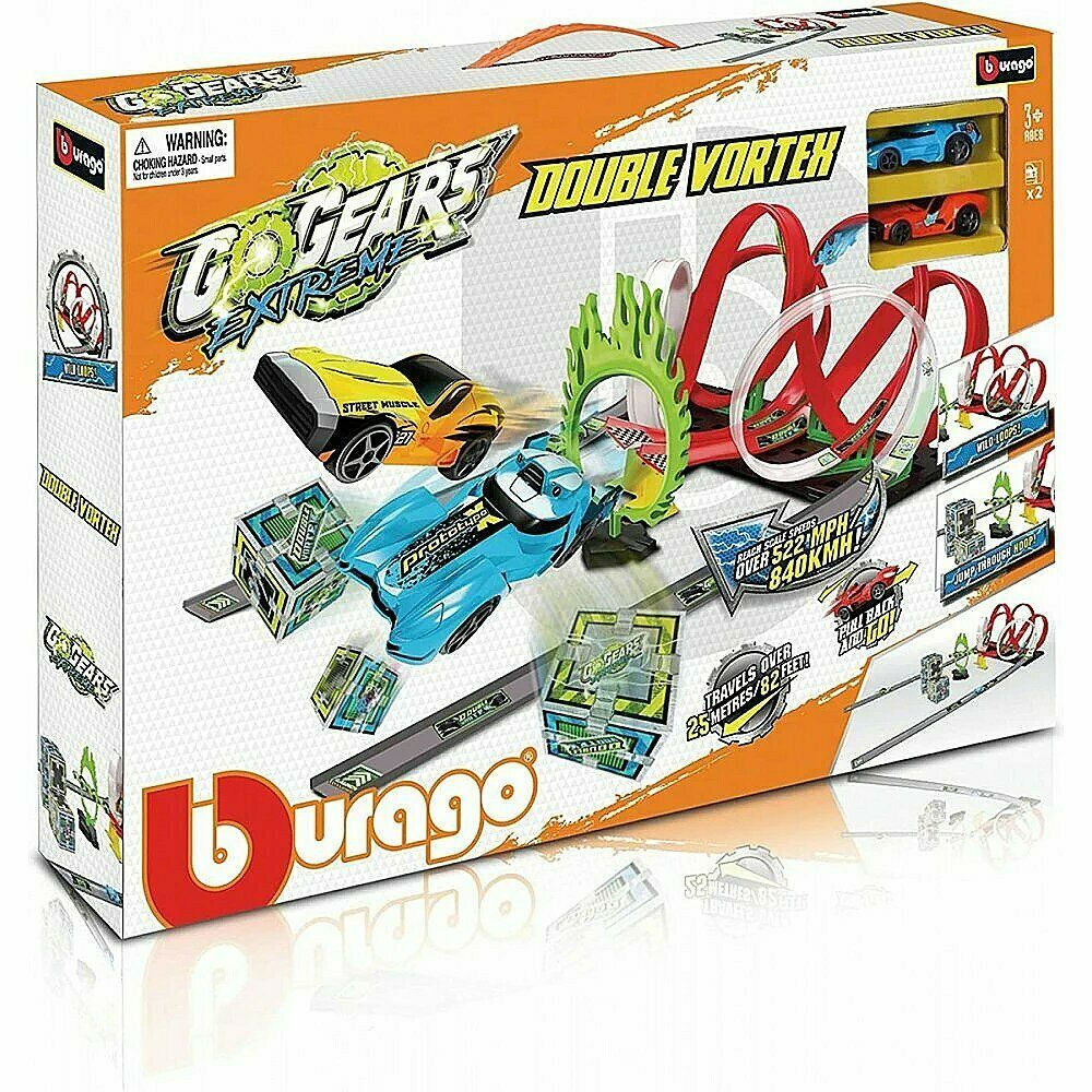 Игровой набор Bburago Гоночный трек Go Gears Extreme двойной вихрь 18-30532  #1