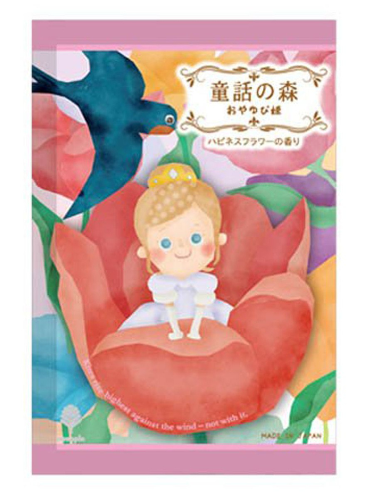 Kokubo / Соль для принятия ванны "Bath Salt Novopin Fairy Tales" с ароматом цветов (1 пакет 50 г) / бокс #1