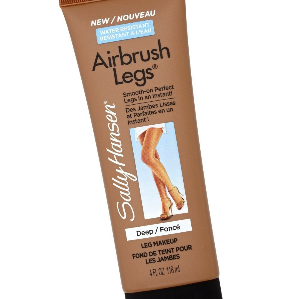 Sally Hansen Airbrush, Legs Deep, лосьон для макияжа ног, легкий загар, увлажнение и скрытие дефектов, #1