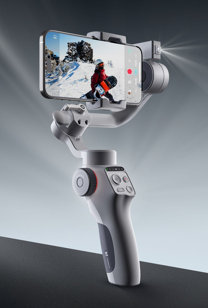 Трехосевой складной стабилизатор для смартфона FunSnap Capture 5 Three-axis Gimbal. Товар уцененный  #1