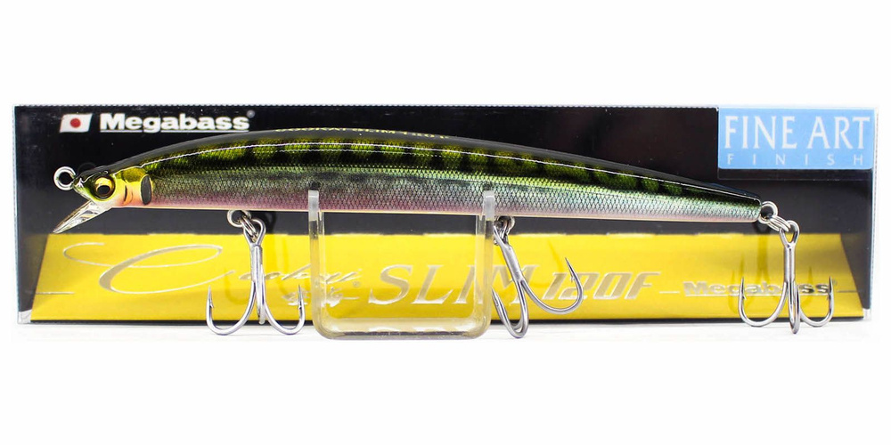Воблер Megabass Cookai Slim 120F (122мм., 12гр.) #fa green mackerel #1