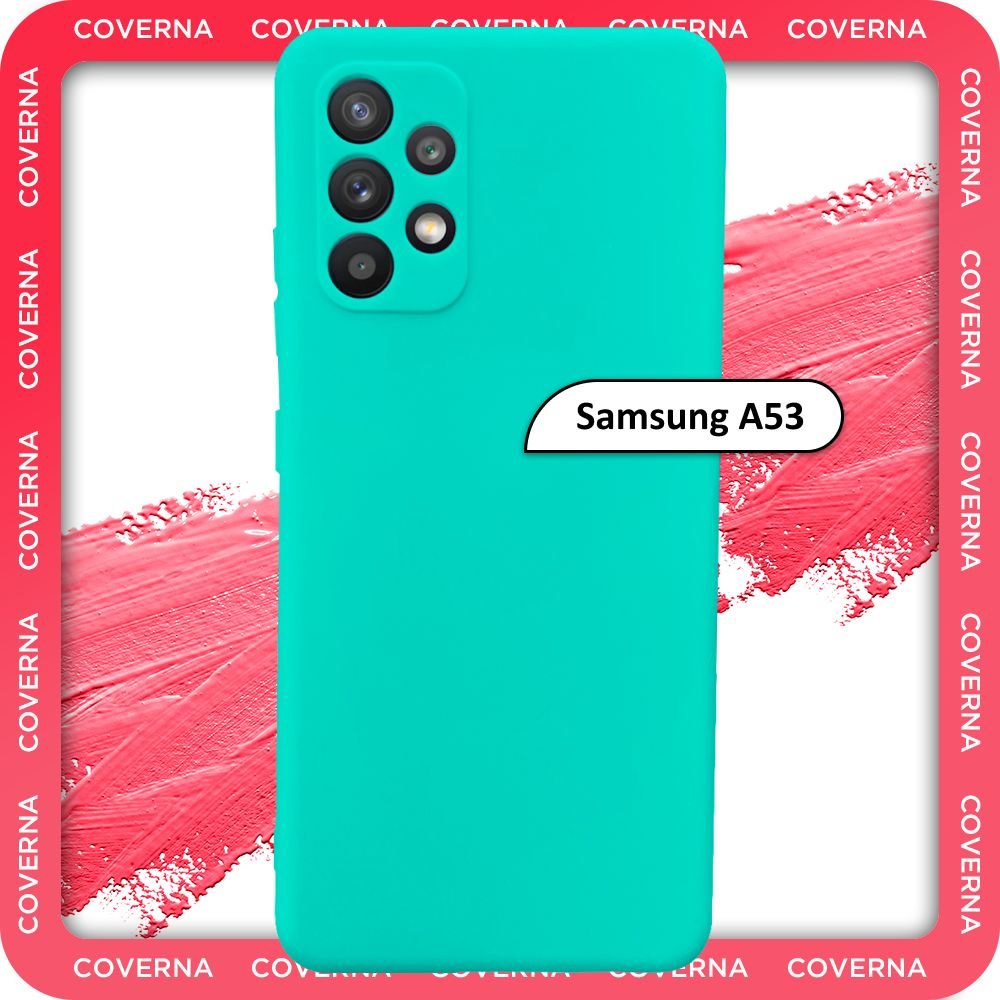 Чехол на Samsung A53 на Самсунг А53, накладка с однотонной матовой поверхностью Soft Touch  #1