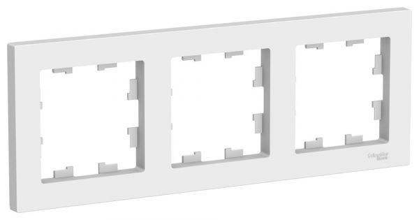 Systeme Electric AtlasDesign Лотос Рамка 3-постовая, универсальная, ATN001303  #1