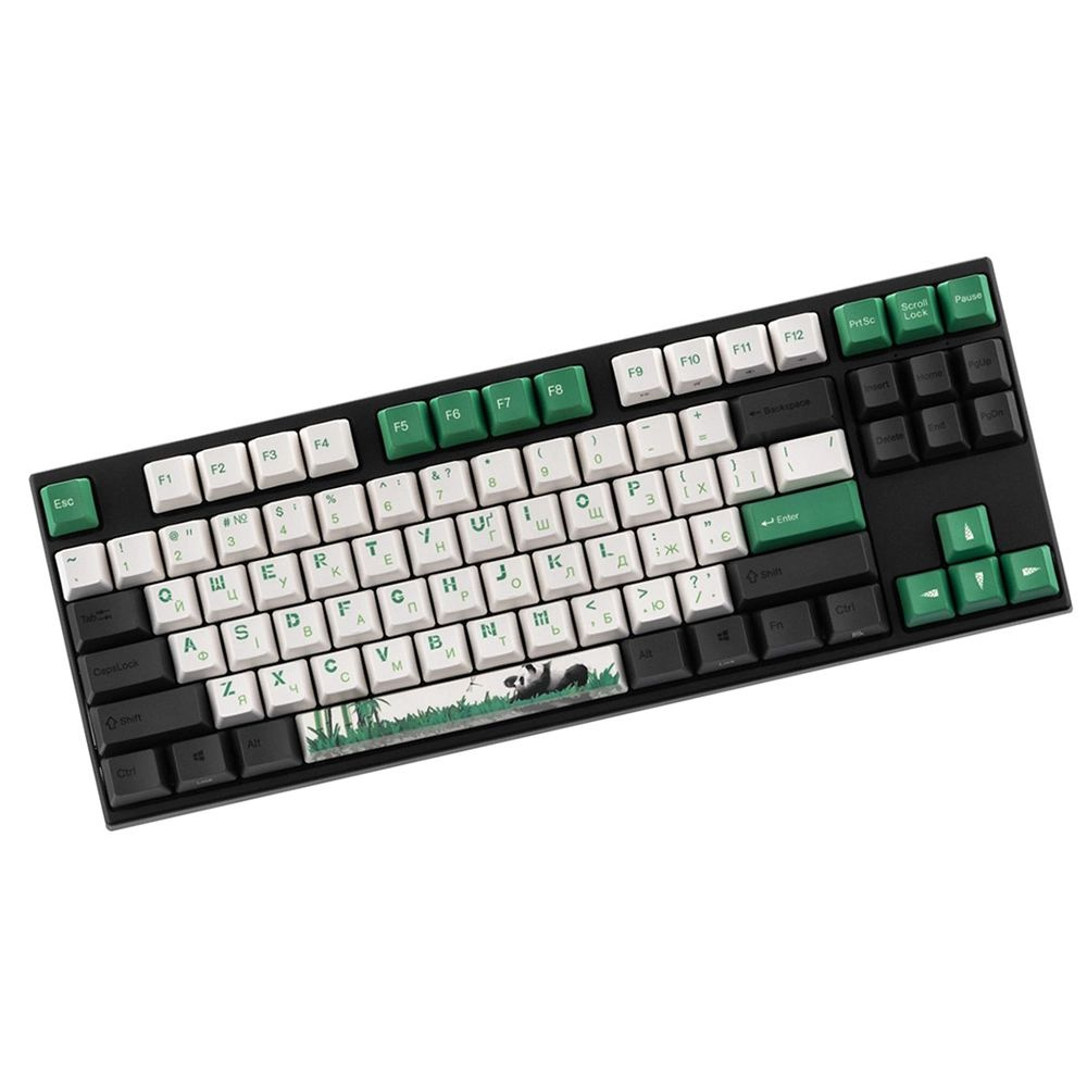 Varmilo Клавиатура проводная Клавиатура Varmilo Panda R2, VEM87, EC Sakura V2, Black, USB  #1