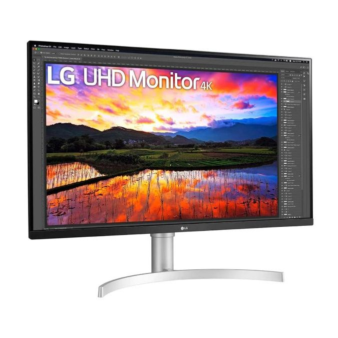 LG 31.5" Монитор 32UN650-W, серый, черный #1