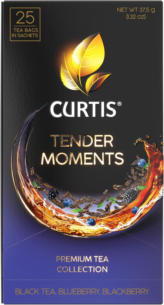 Чай черный Curtis Tender Moments пакетированный (1.5г x 25шт), 37.5г #1