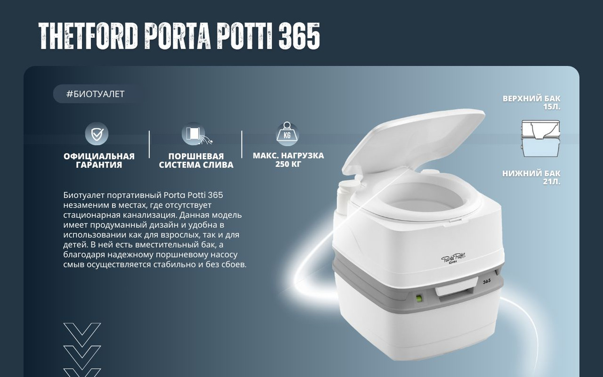 Биотуалет Porta Potti 365