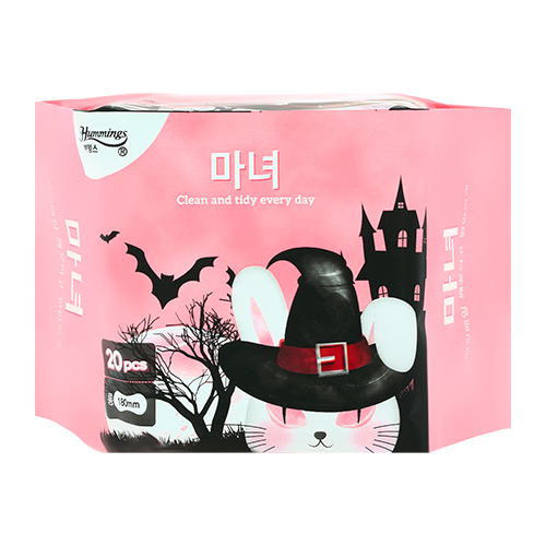 HUMMINGSПрокладки,гигиеническиеежедневныеU-linerDailySanitarypadslong,18см,20штвуп/