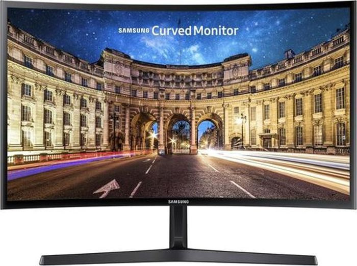 Samsung 27" Монитор C27F396FHI, черный #1