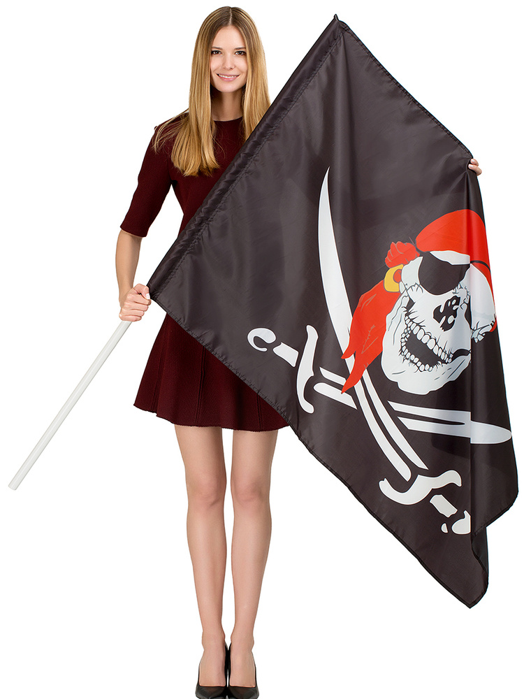 Флаг, РУСФЛАГ, "Пиратский", 90*135см #1