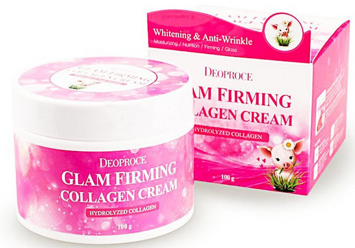 Deoproce Moisture Glam Firming Collagen Cream подтягивающий крем с коллагеном (100г.)  #1