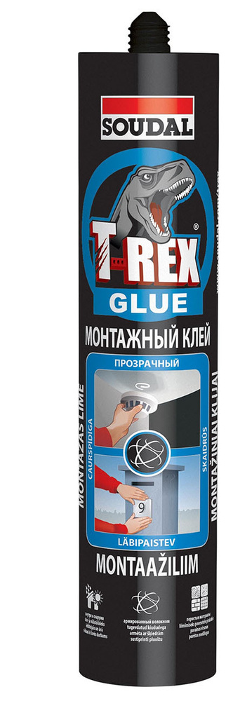 SOUDAL Монтажный клей 380 мл 0.45 кг, прозрачный #1