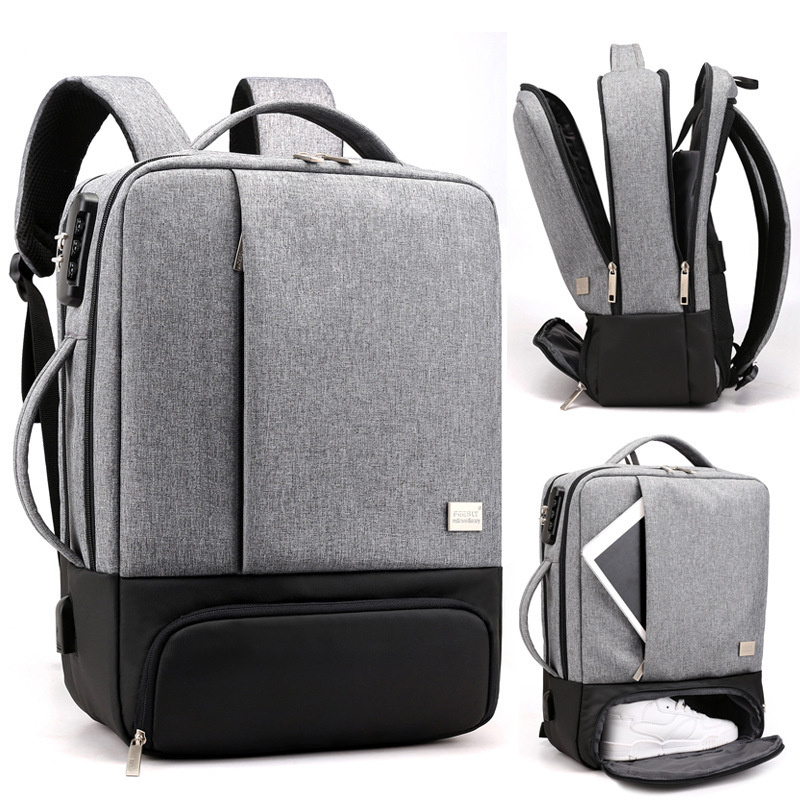 Рюкзак-сумка MyPads M62013 трансформер 2 в 1 из нейлоновой ткани для ноутбука Irbis Acer Lenovo Prestigio #1