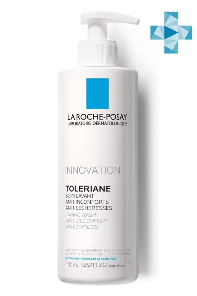 La Roche-Posay Toleriane Caring Wash Крем-гель для умывания, 400 мл #1
