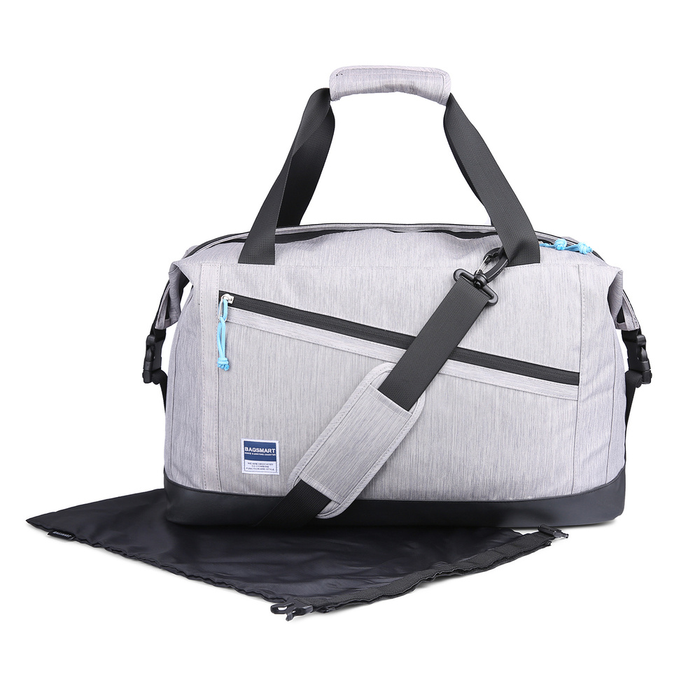 Дорожная сумка Manmoth Duffel Light Gray c чехлом для обуви #1