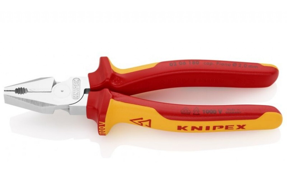 Плоскогубцы Knipex комбинированные особой мощности 180 мм KN-0206180  #1