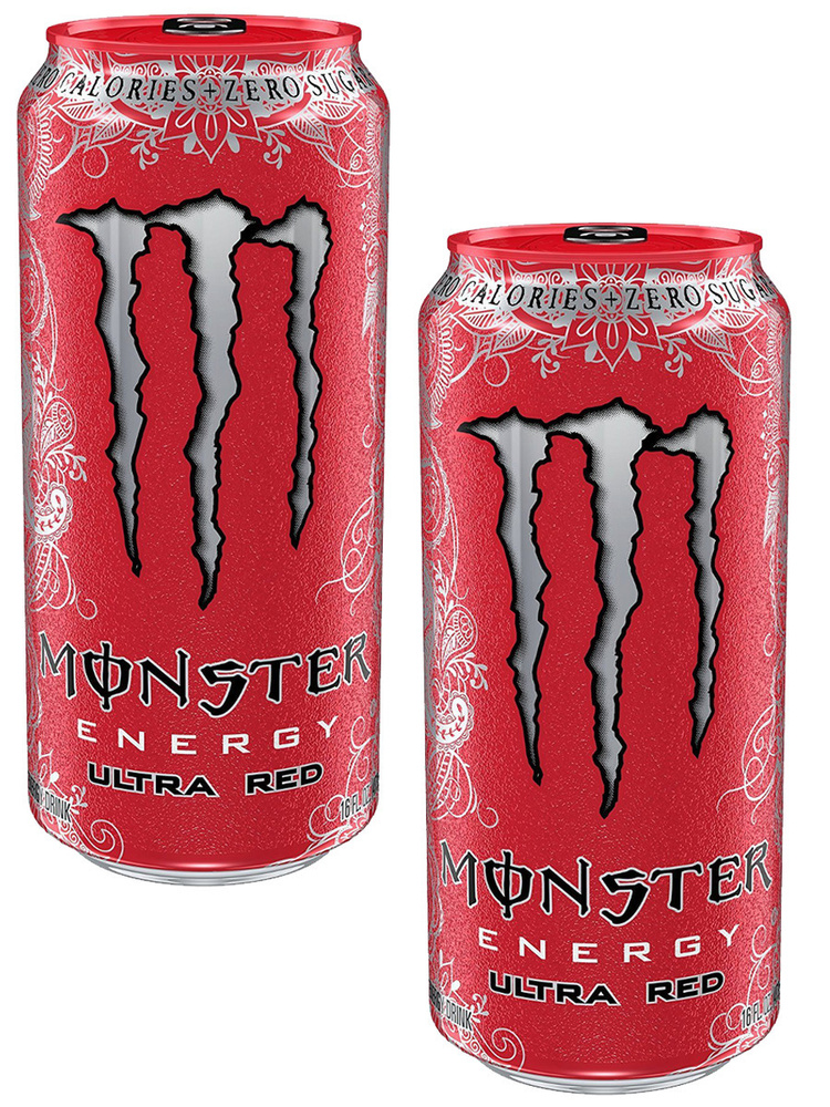 Энергетик Monster Energy Ultra Red 2шт по 500мл из Европы #1