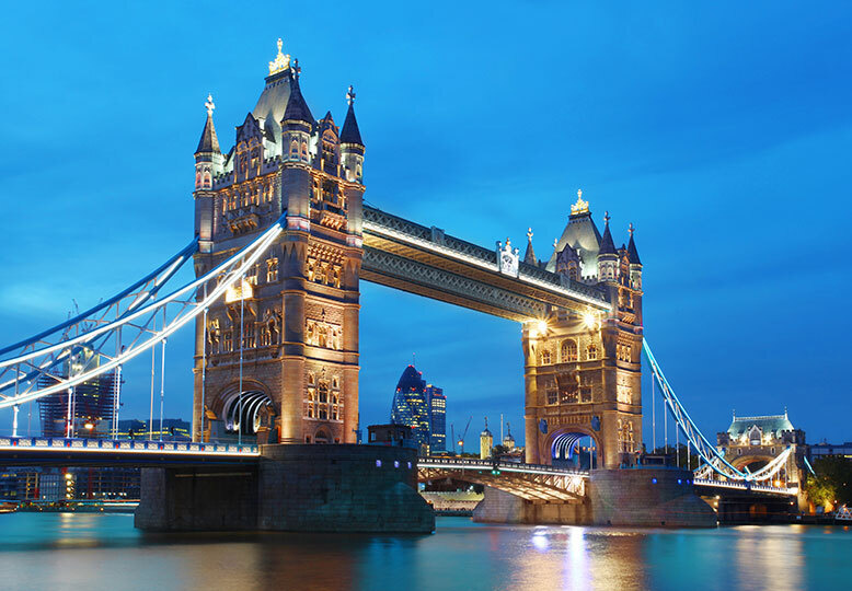 Фотообои на стену флизелиновые W+G Tower Bridge 3,66 х 2,54 м #1