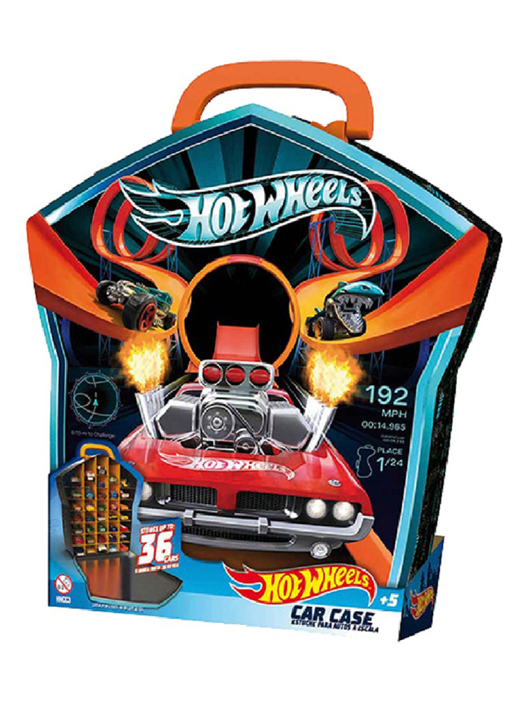 HOT WHEELS. Портативный кейс для хранения 36 машинок HotWheels. Гараж Хот Вилс  #1