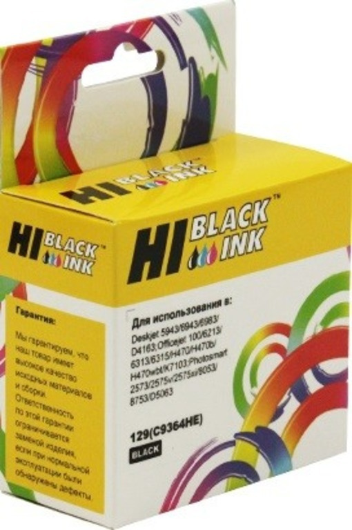 Картридж струйный Hi-Black C9364HE для HP Deskjet 5943/6943/D4163, черный #1