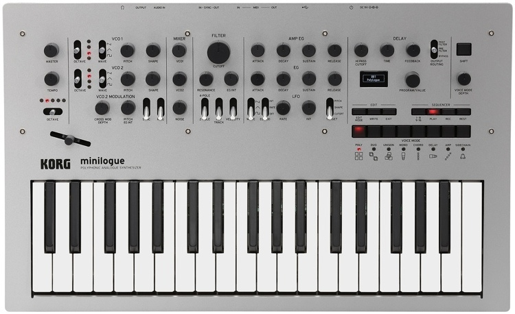 KORG Minilogue 37-клавишный программируемый полифонический синтезатор  #1