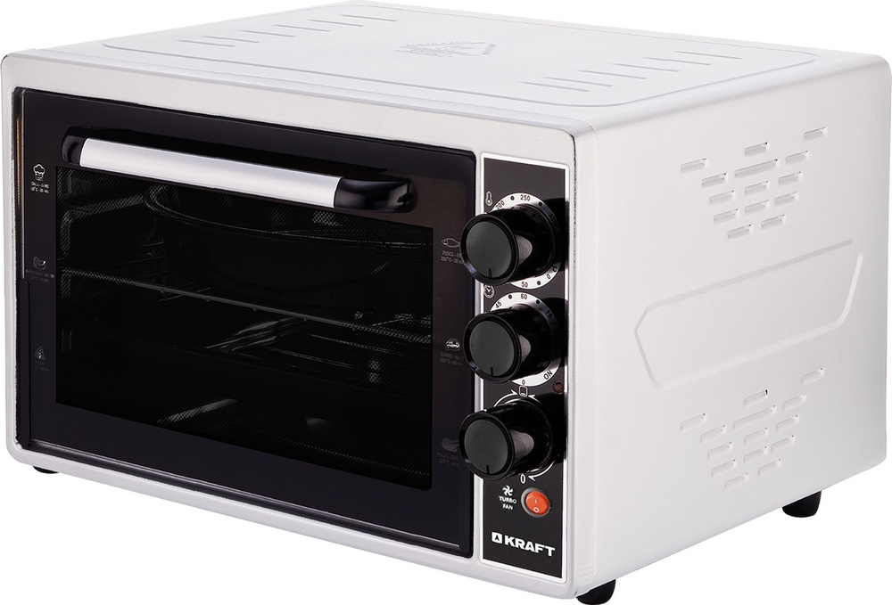 Мини печь KRAFT KF-MO 3800 W белая #1