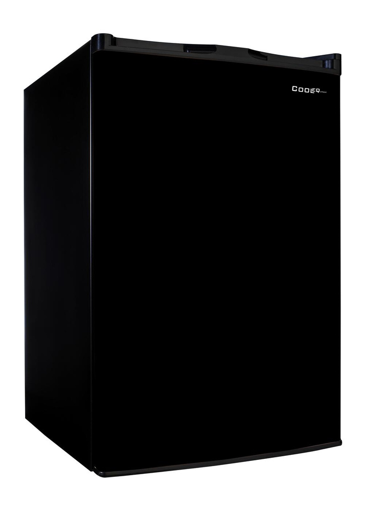 Шкаф холодильный с глухой дверью COOLEQ TBC-145S черный, мини-холодильник однокамерный для напитков  #1
