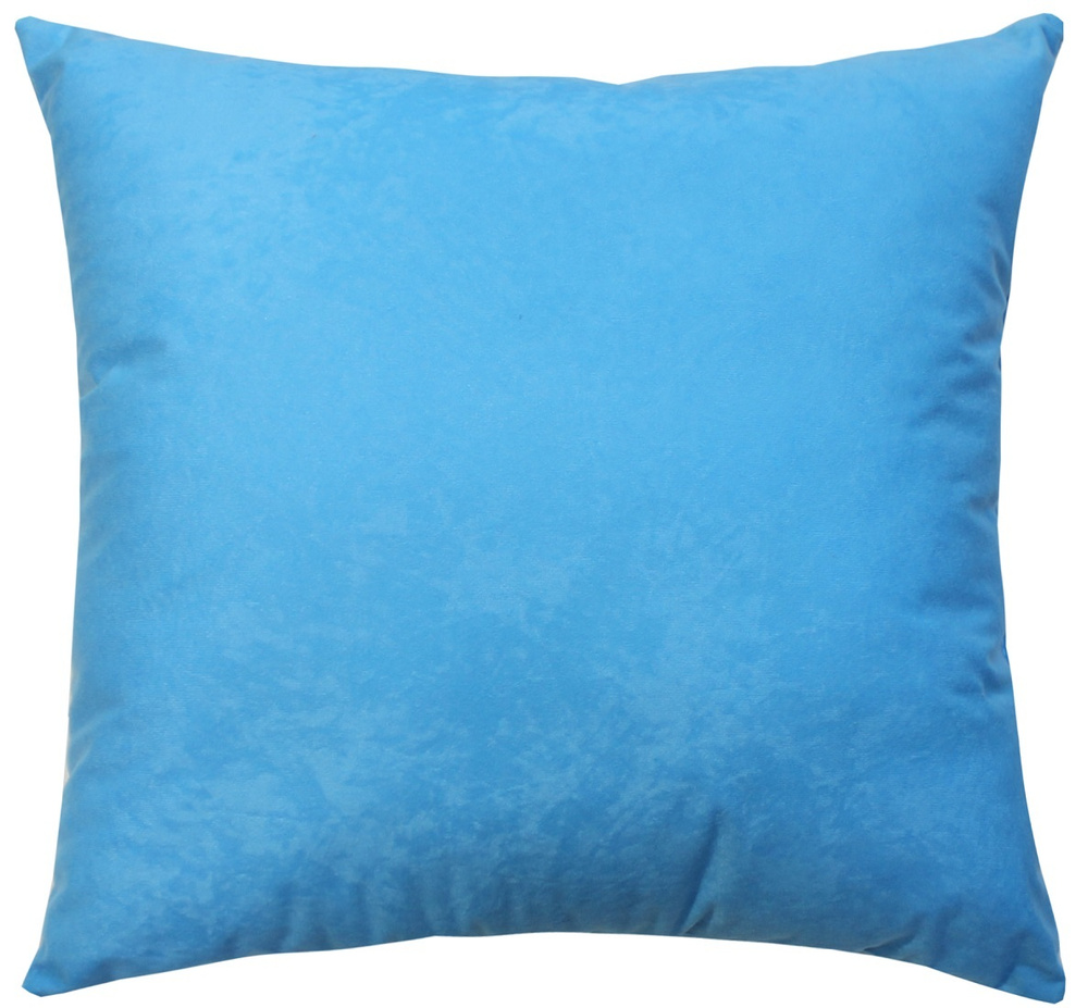 Подушка декоративная МАТЕХ VELOURS 48х48 см. Цвет светло-голубой, арт. 45-977  #1