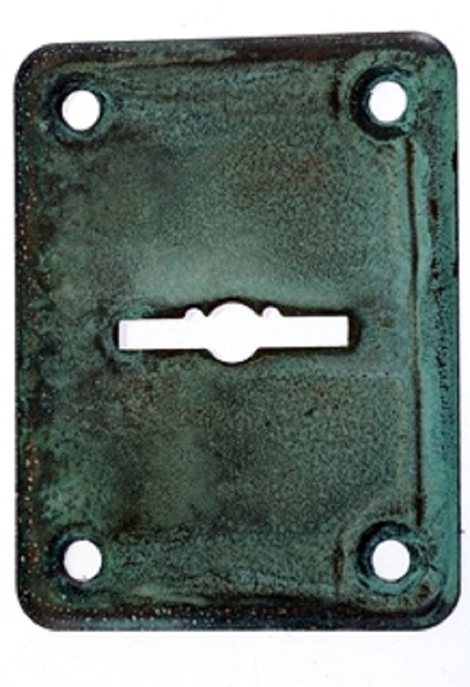Декоративная накладка PASINI под сувальдный ключ старая медь  #1