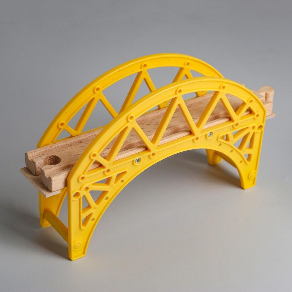 Деталь для ж/д "Туннель с мостом", дополнительный элемент для железной дороги, размер 12х20,2х5 см  #1
