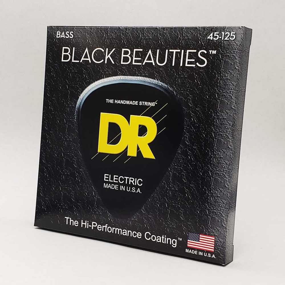 DR Strings BKB5-45 - BLACK BEAUTIES Струны для 5-струнной бас-гитары #1