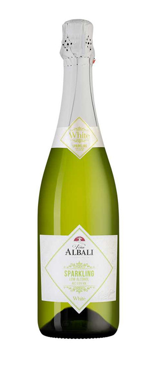 Вино безалкогольное Vina Albali (Винья Албали) белое сухое, игристое, 0,75 л  #1