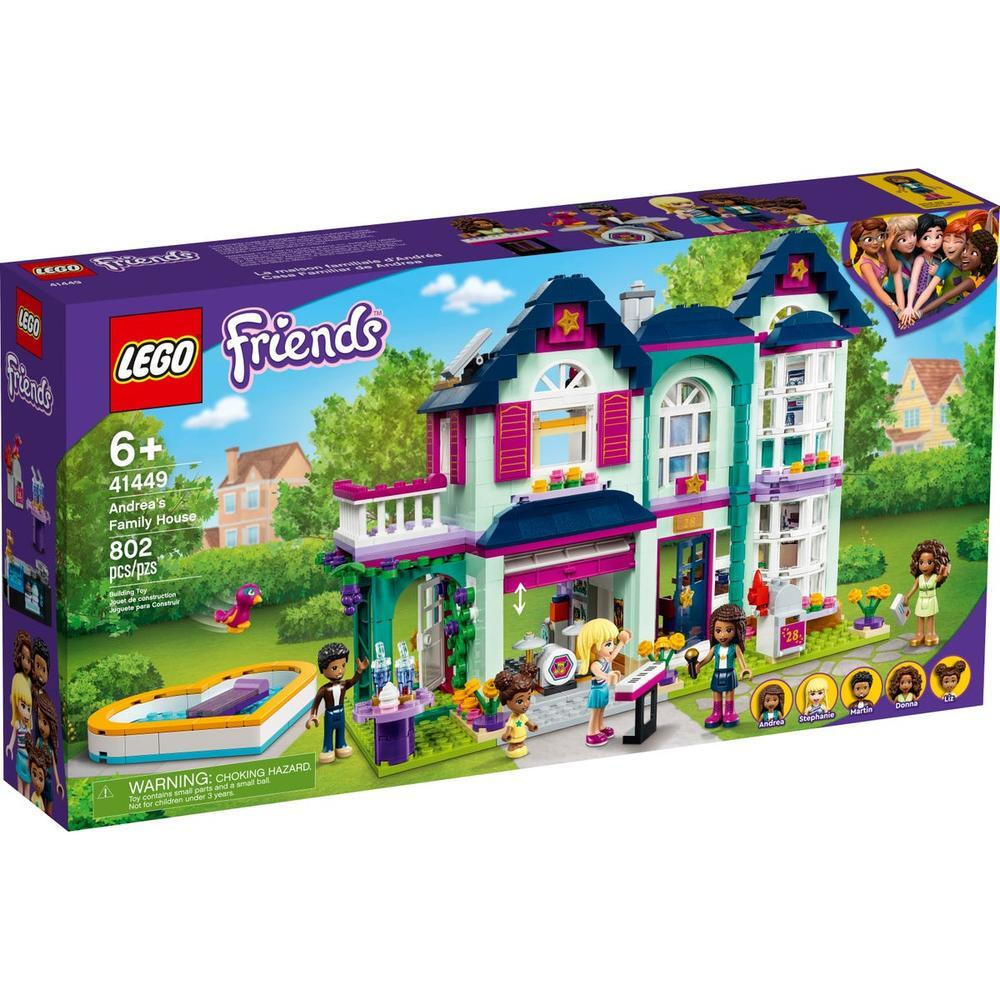 LEGO Friends Дом семьи Андреа 41449 - купить с доставкой по выгодным ценам  в интернет-магазине OZON (267608996)