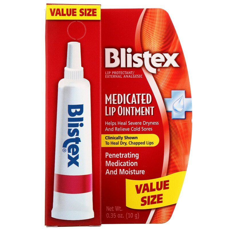 Blistex, Лечебный бальзам (мазь) для губ Medicated Lip Ointment, 10 г #1