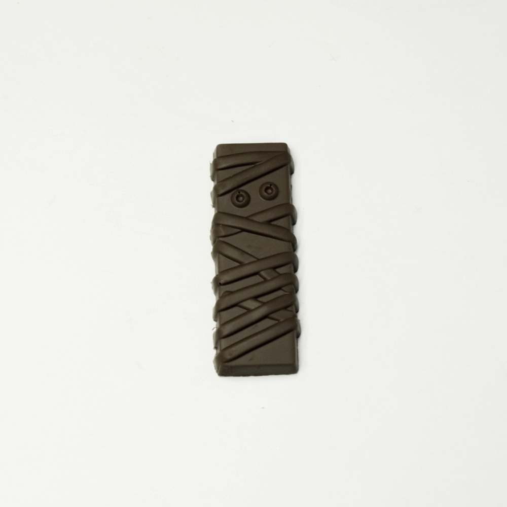 Подарочная шоколадная плитка Frade/Фраде - Батончик Мумии (вес-28г) (темный)  #1