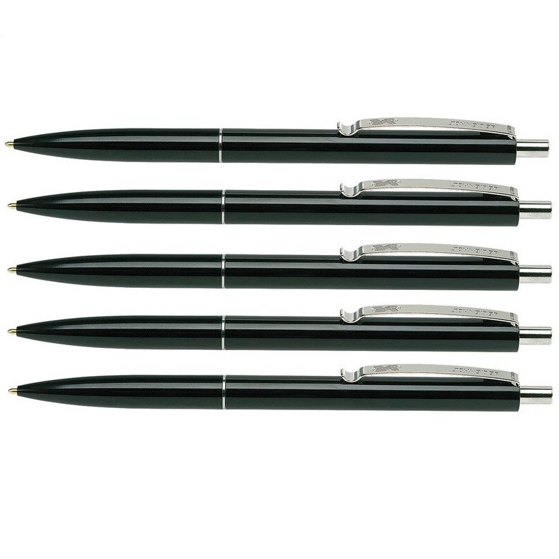 Schneider Набор ручек Шариковая, толщина линии: 0.5 мм, цвет: Черный, 5 шт.  #1