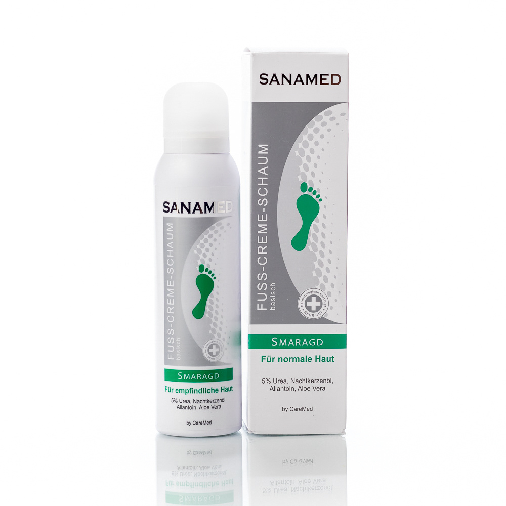 SANAMED Smaragd, Изумруд крем-пенка для ног, 150 мл #1