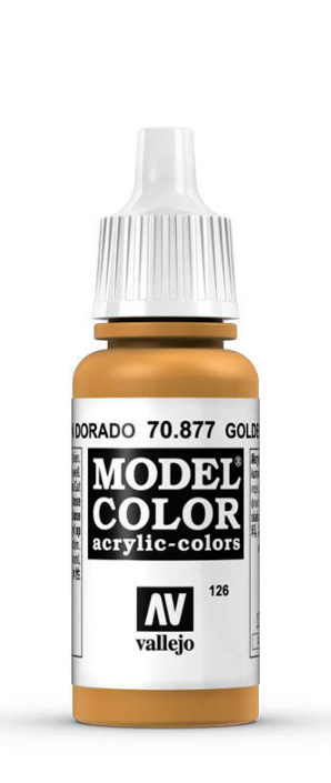 Краска Vallejo серии Model Color - Gold Brown 17мл. #1