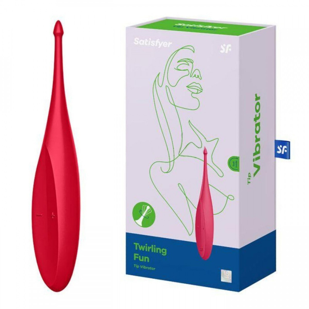 Satisfyer Вибратор, цвет: красный, 17,8 см #1